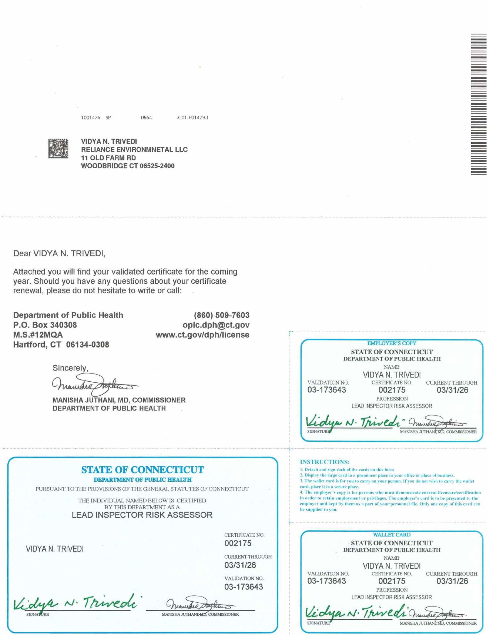 Certificate 3